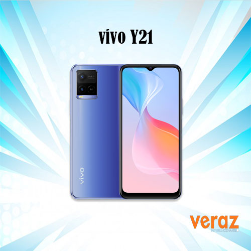  Model: Vivo Y21 Released: 2021, August 20 Weight: 182 g (6.42 oz)  SIM: Dual SIM(Nano-SIM,dual stand-by)  Display Size: 6.51 inches, 102.3 cm2 (~81.8% screen-to-body ratio) Resolution: 720x1600 pixels,20:9 ratio(~270 ppi density) OS: Android 11,Funtouch 11 MEMORY Card slot: microSDXC(dedicated slot) Internal: 64GB 4GB RAM, 128GB 4GB RAM Main CAMERA-Dual: 13 MP, f/2.2, (wide), PDAF,2 MP, f/2.4, (macro) Features: LED flash Video: 1080p@30fps SELFIE CAMERA-Single: 8 MP, f/2.0, (wide) WLAN: Wi-Fi 802.11 a/b/g/n/ac, dual-band, Wi-Fi Direct, hotspot  Bluetooth: 5.0,A2DP,LE Radio: FM radio USB: microUSB 2.0, USB On-The-Go Colors: Diamond Glow, Midnight Blue.